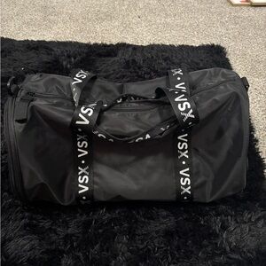 VSX Sleek Black Duffel Bag